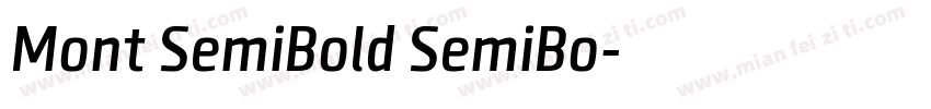 Mont SemiBold SemiBo字体转换
